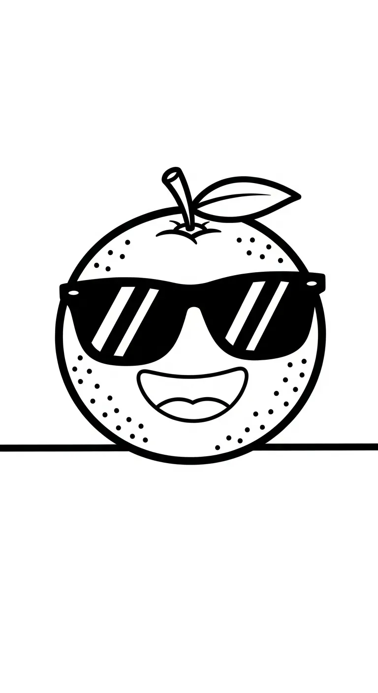 tải hình tô màu Tranh Tô Màu Cam chất lượng cao