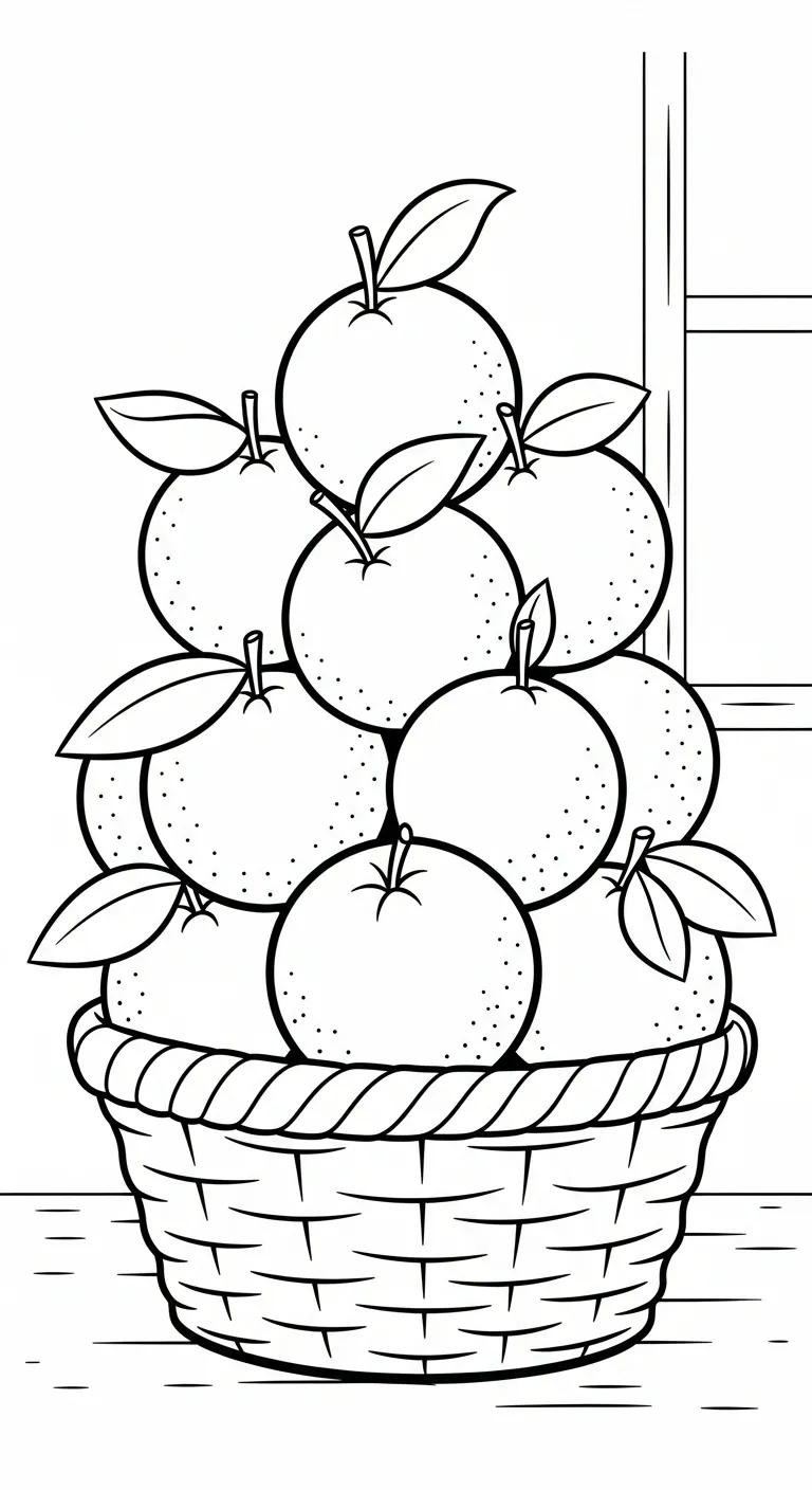 in hình tô màu Tranh Tô Màu Cam cho bé 5 tuổi