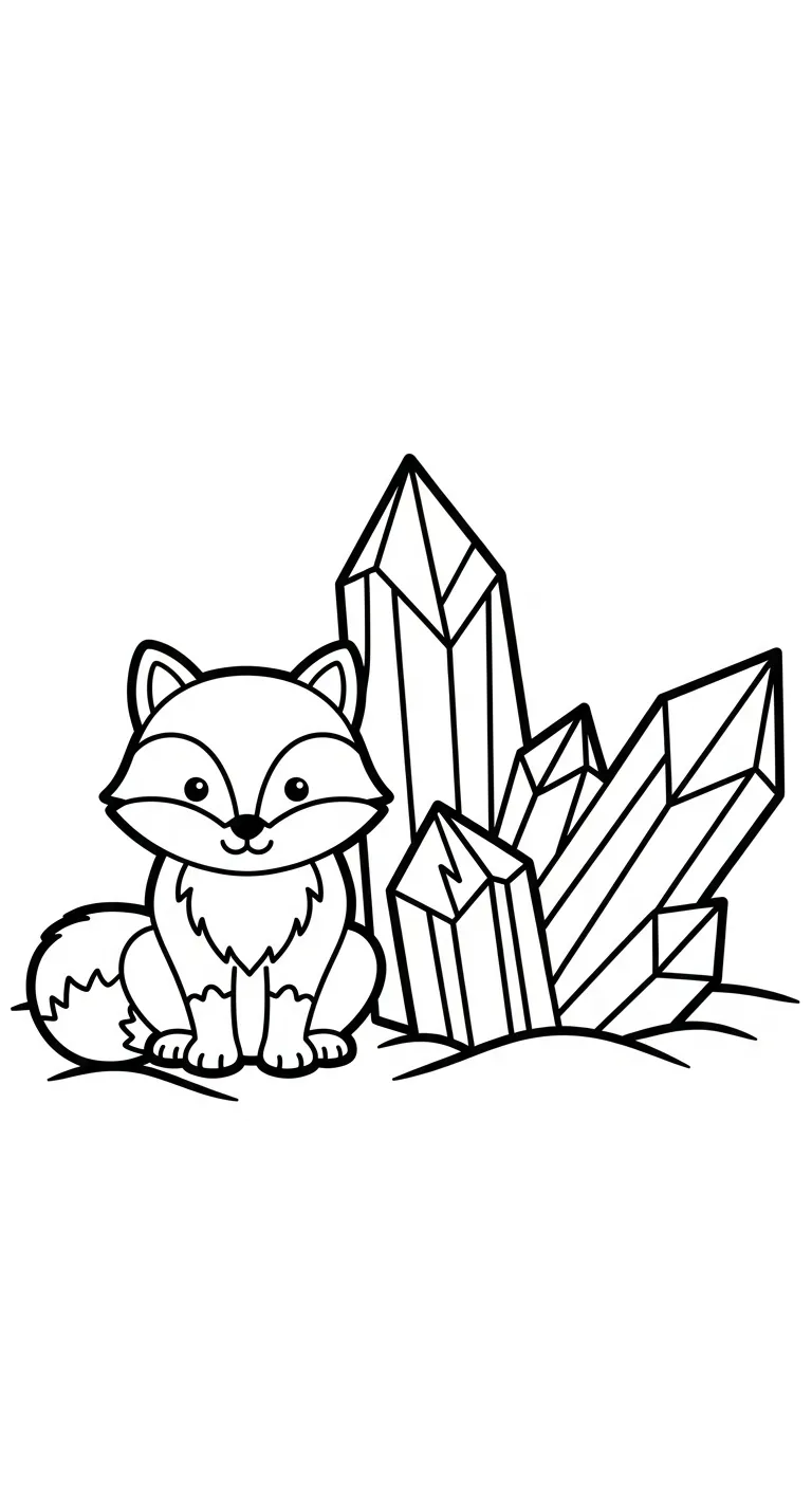 download tranh tô màu Cáo cho bé