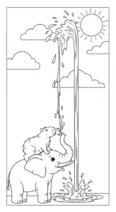 hình tô màu Tranh Tô Màu Capybara pdf