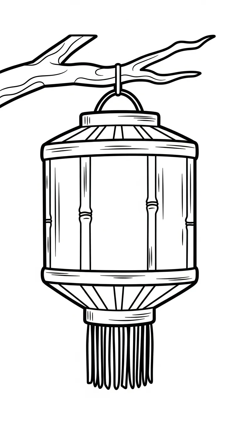 tải hình tô màu Cây Tre chất lượng cao