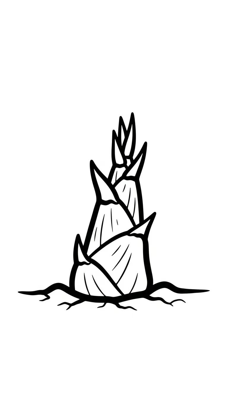 in tranh tô màu Cây Tre cho bé 3 tuổi