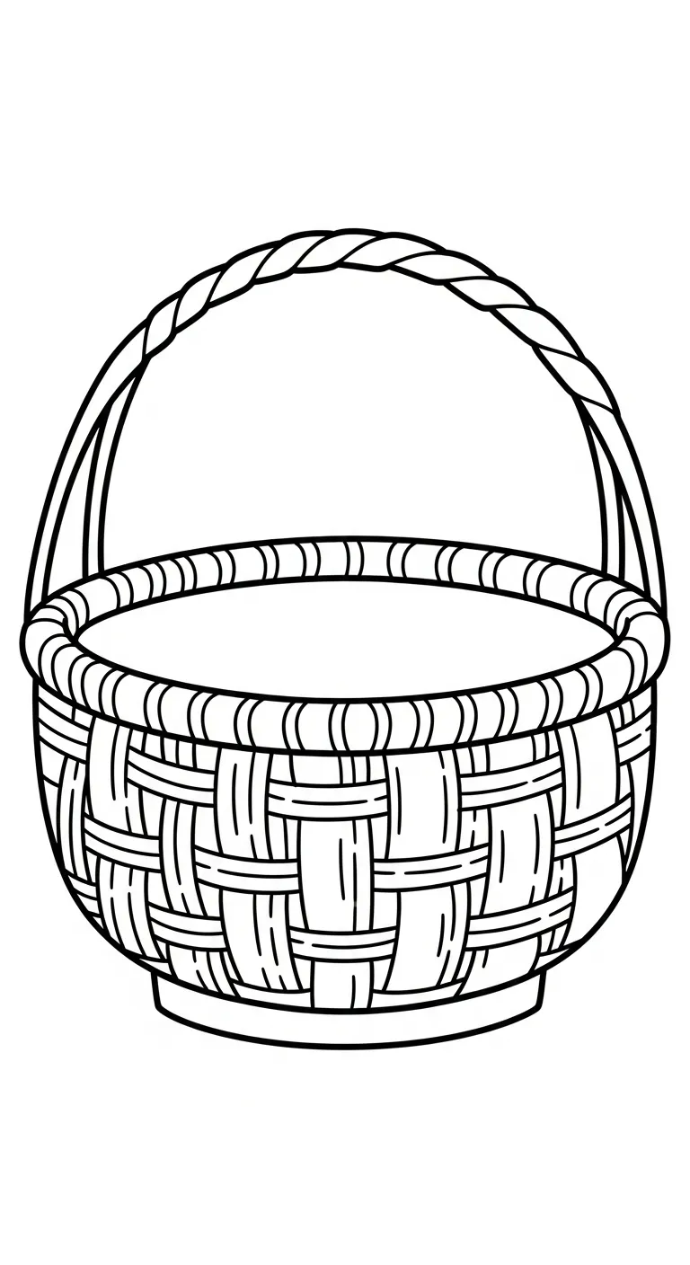 hình tô màu Cây Tre cho bé 6 tuổi miễn phí