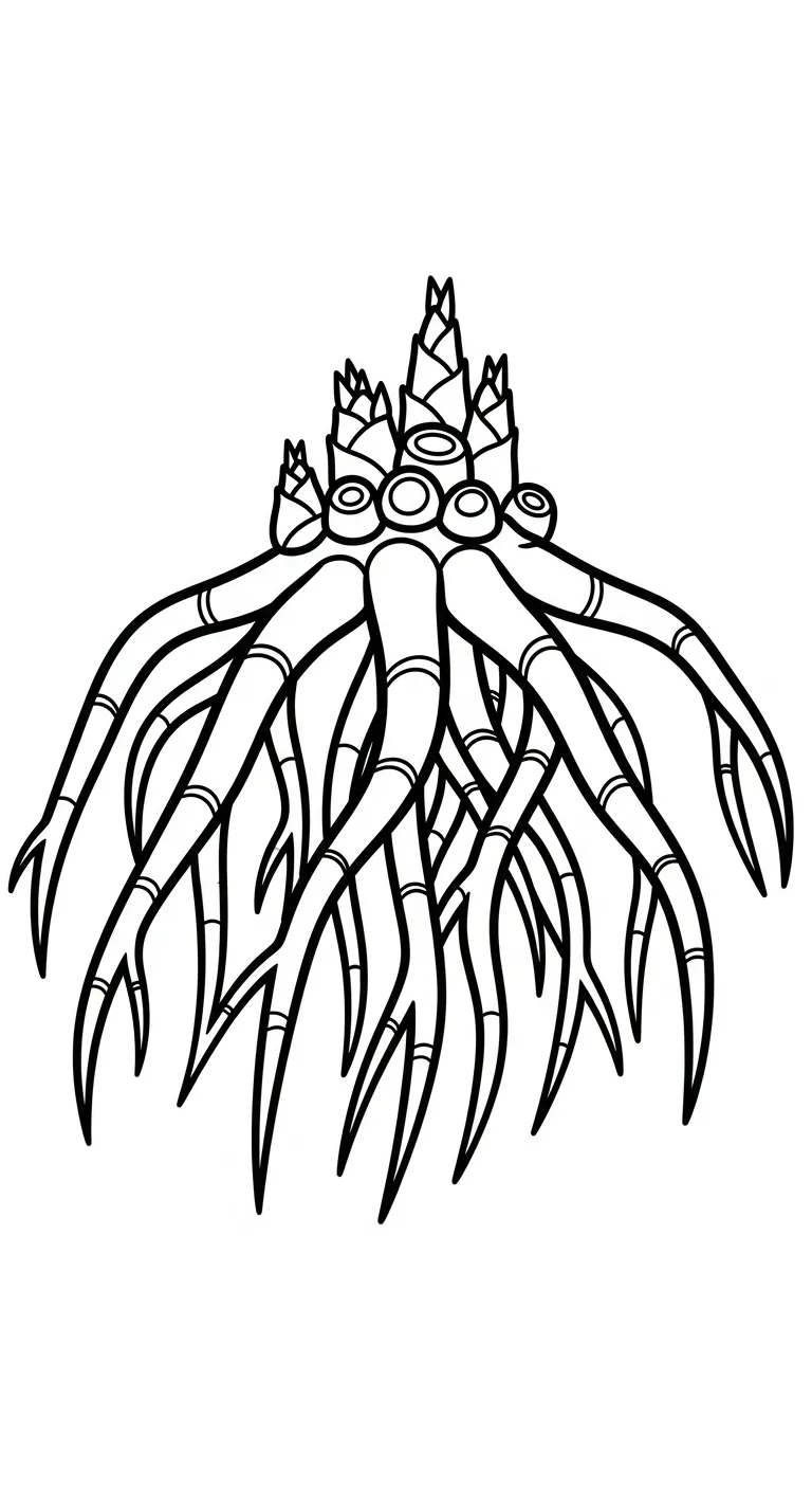 tranh tô màu Cây Tre cho bé 6 tuổi 2