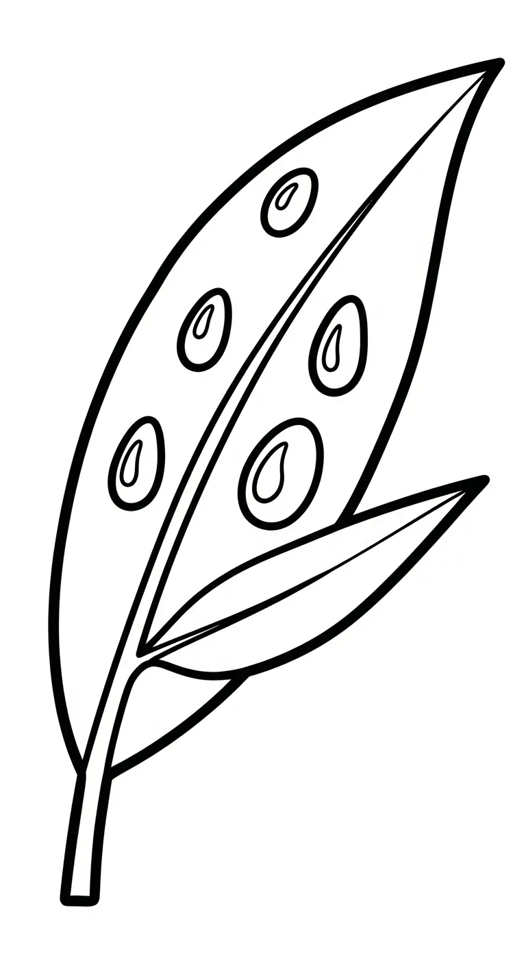 in tranh tô màu Cây Tre miễn phí