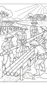 tải file hình tô màu Tranh Tô Màu Chú Bộ Đội