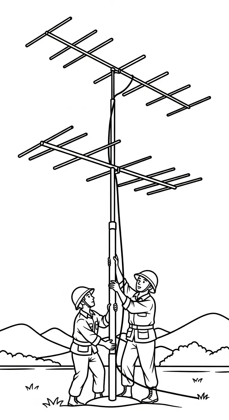 tải hình tô màu Tranh Tô Màu Chú Bộ Đội cho bé miễn phí