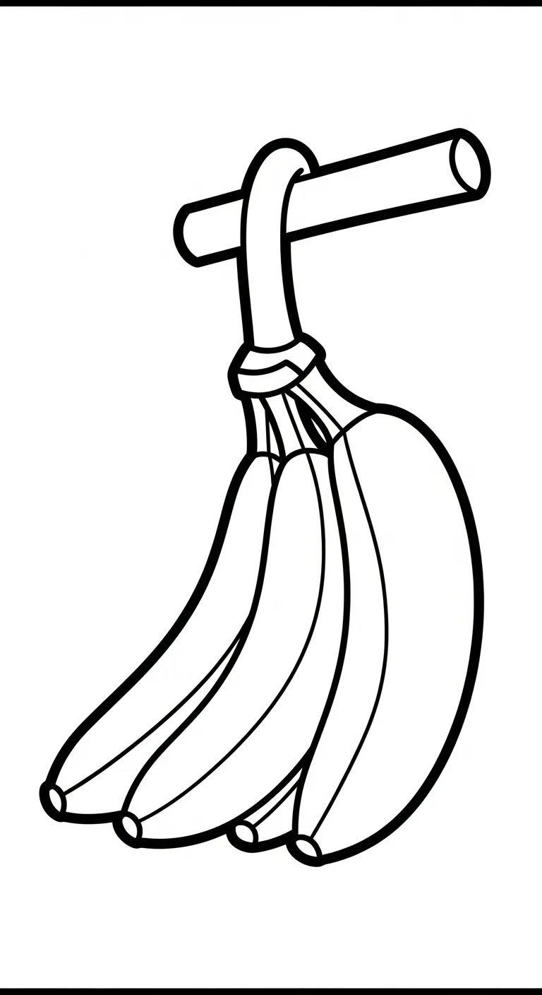 tải hình tô màu Tranh Tô Màu Chuối