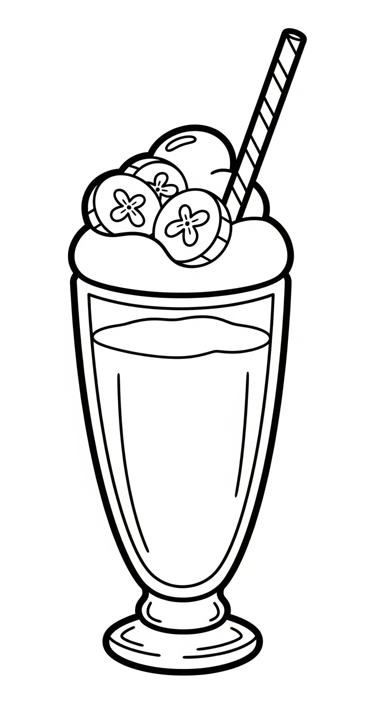 tải hình tô màu Tranh Tô Màu Chuối cho bé 3 tuổi