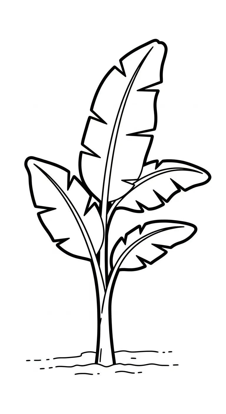 hình tô màu Tranh Tô Màu Chuối pdf