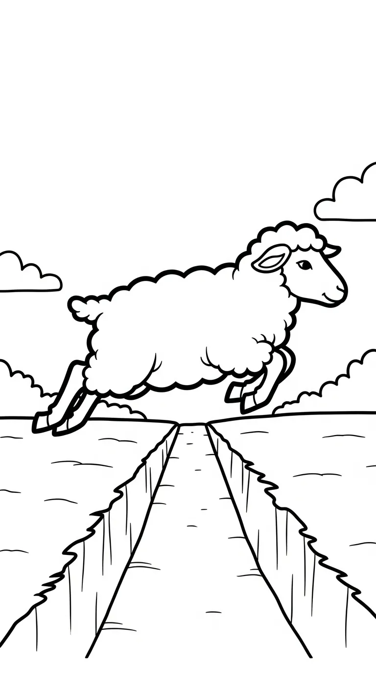 tải hình tô màu Cừu cho bé 7 tuổi