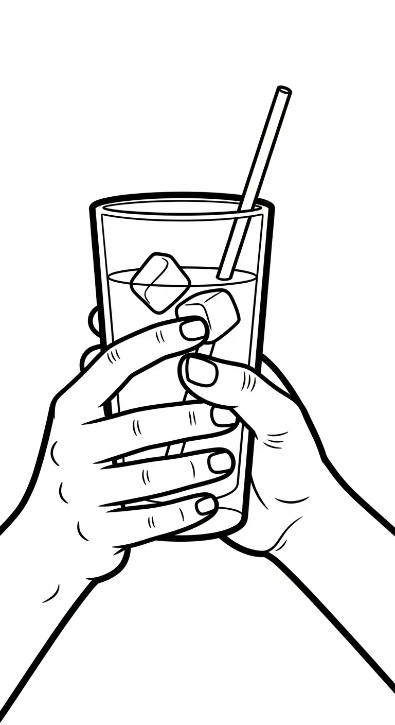 hình tô màu Tranh Tô Màu Đôi Bàn Tay cho bé 5 tuổi miễn phí