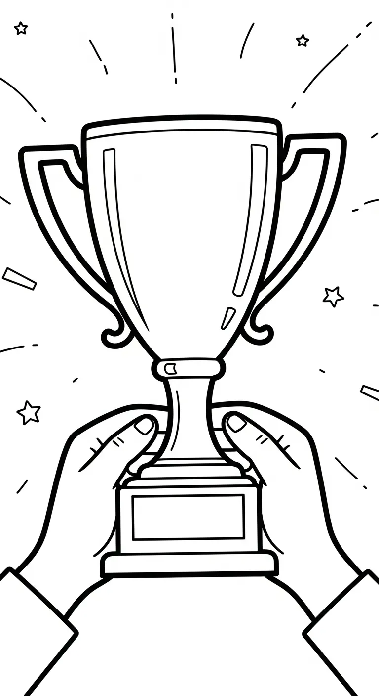 mẫu hình tô màu Tranh Tô Màu Đôi Bàn Tay cho bé