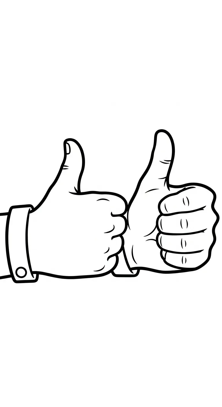 tải file hình tô màu Tranh Tô Màu Đôi Bàn Tay