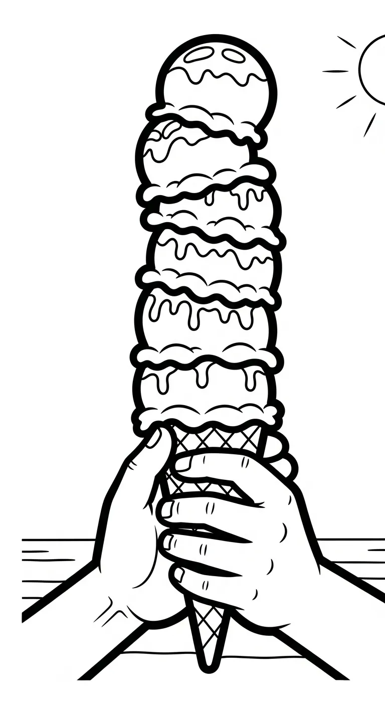 hình tô màu Tranh Tô Màu Đôi Bàn Tay pdf