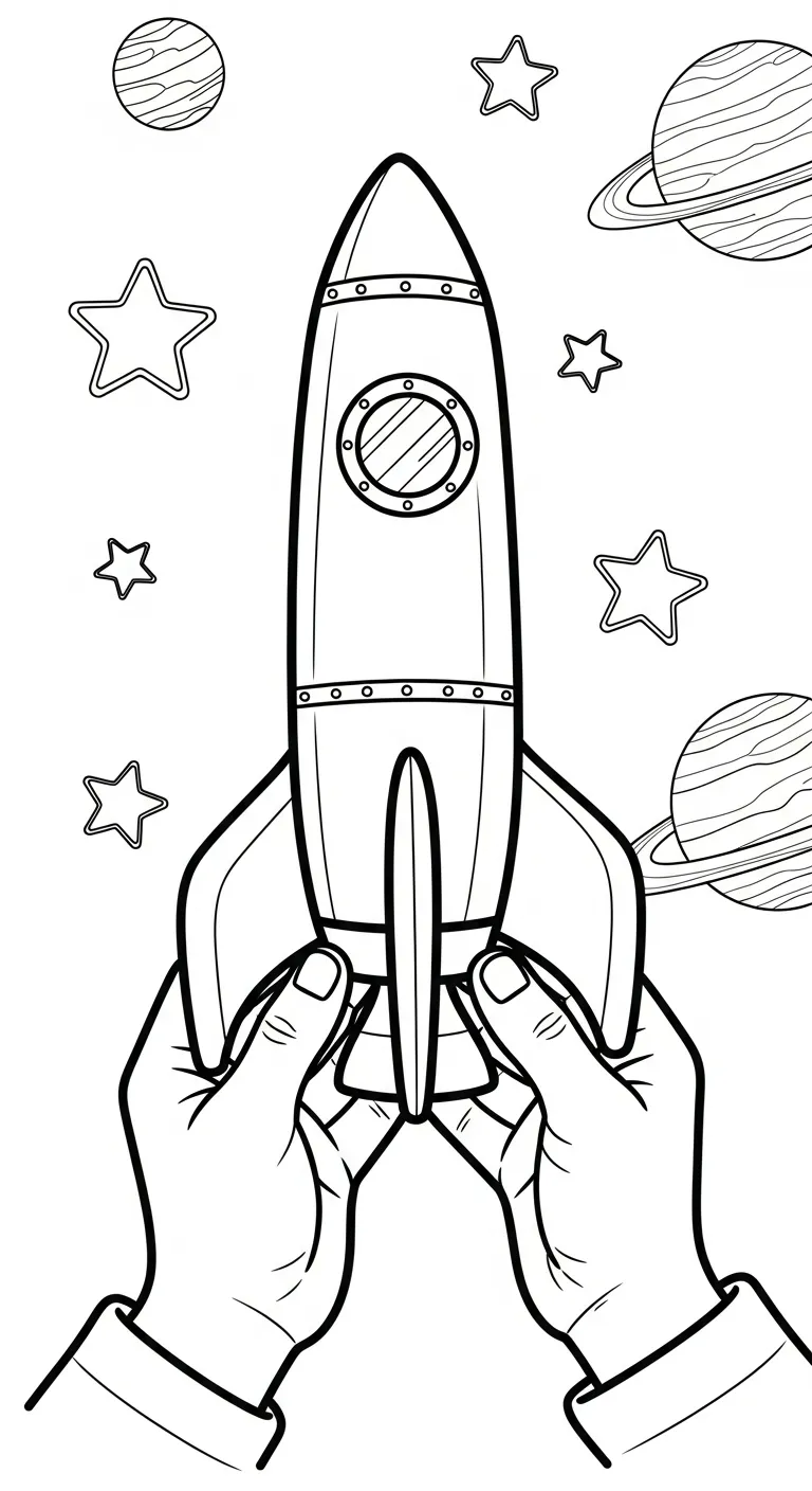 tranh tô màu Tranh Tô Màu Đôi Bàn Tay pdf