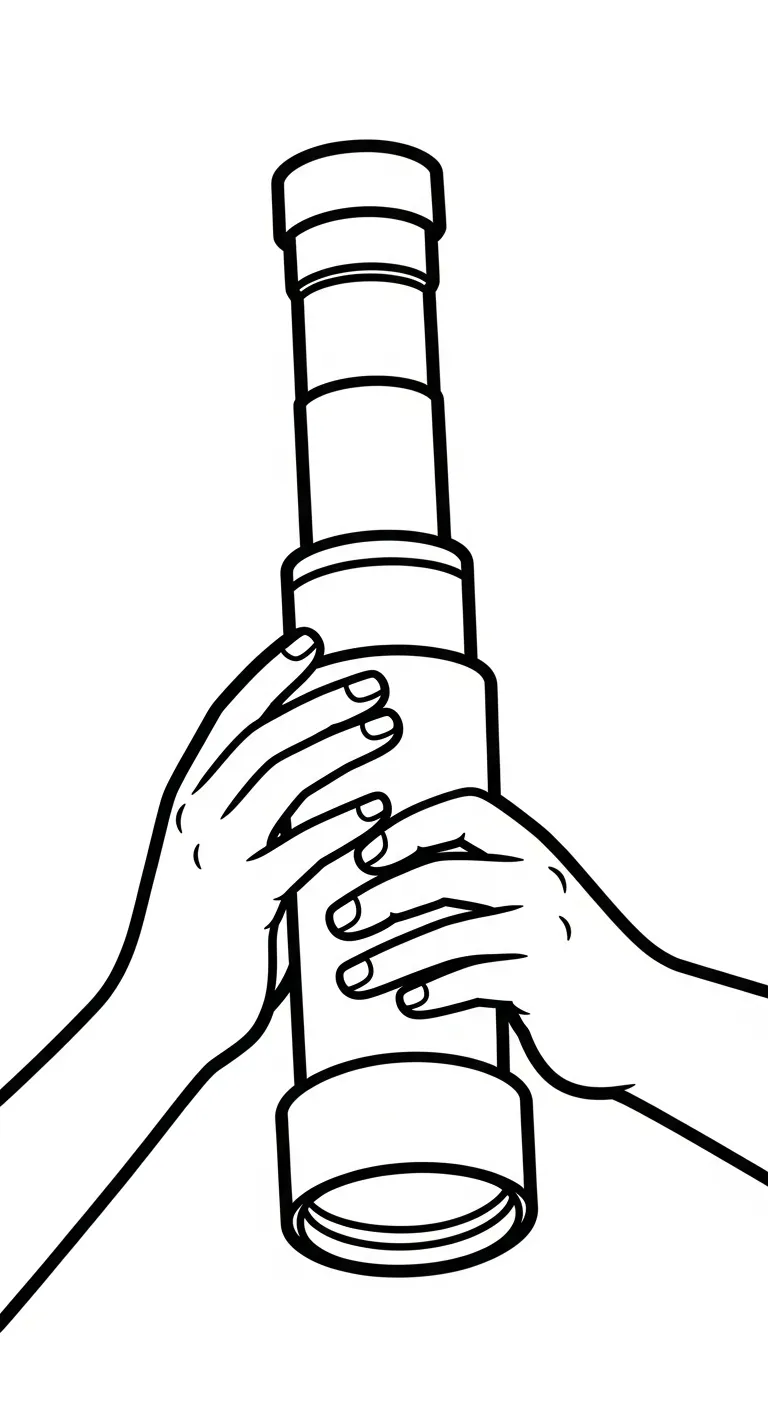 in hình Tranh Tô Màu Đôi Bàn Tay cho bé tập tô