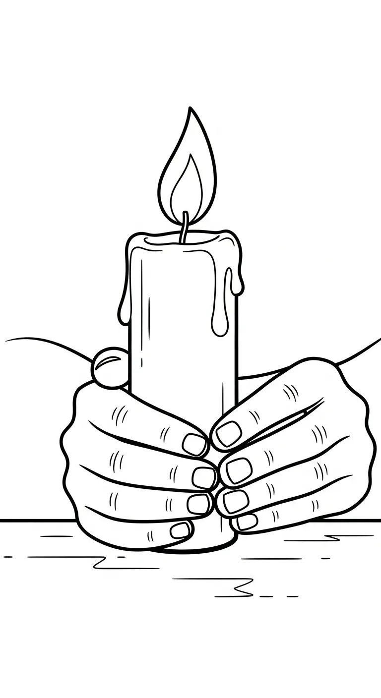 tải tranh tô màu Tranh Tô Màu Đôi Bàn Tay cho bé miễn phí