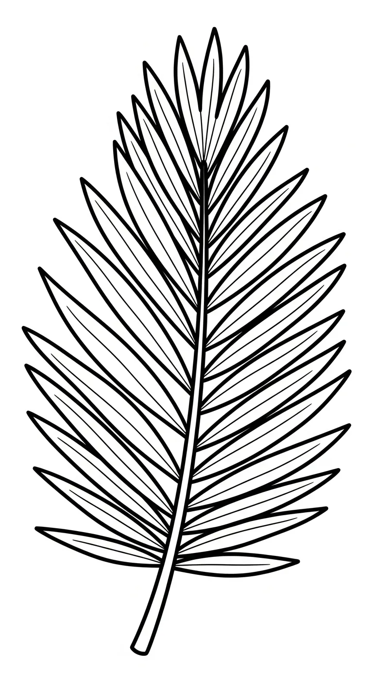 tải hình tô màu Dừa cho bé 3 tuổi