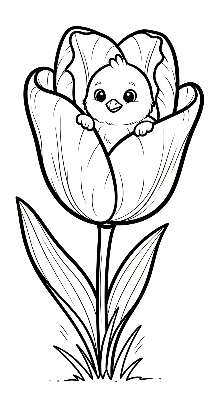 hình tô màu Tranh Tô Màu Gà cho bé 8 tuổi miễn phí