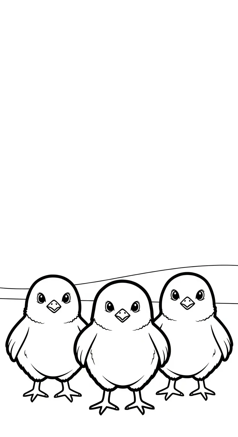 hình tô màu Tranh Tô Màu Gà cho bé 5 tuổi 2