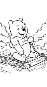 hình tô màu Gấu Pooh cho bé