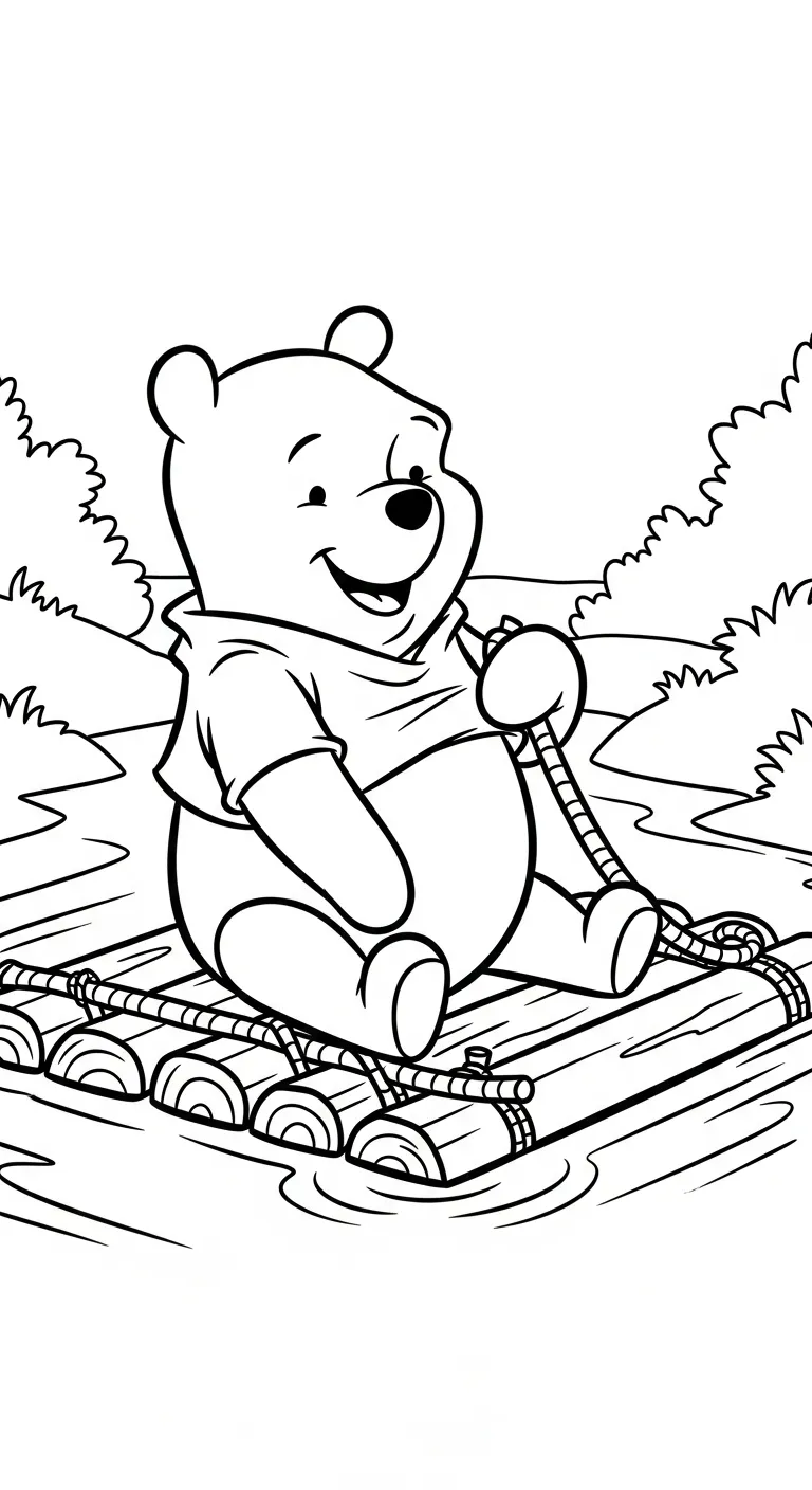 hình tô màu Gấu Pooh cho bé