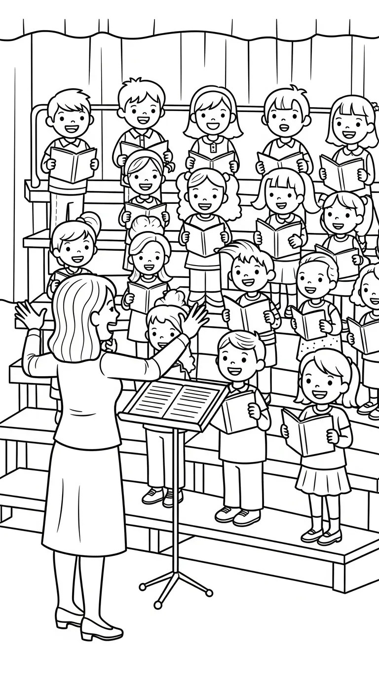 tải tranh tô màu Tranh Tô Màu Giáo Viên cho bé 5 tuổi