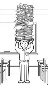 hình tô màu Tranh Tô Màu Giáo Viên cho bé 4 tuổi miễn phí