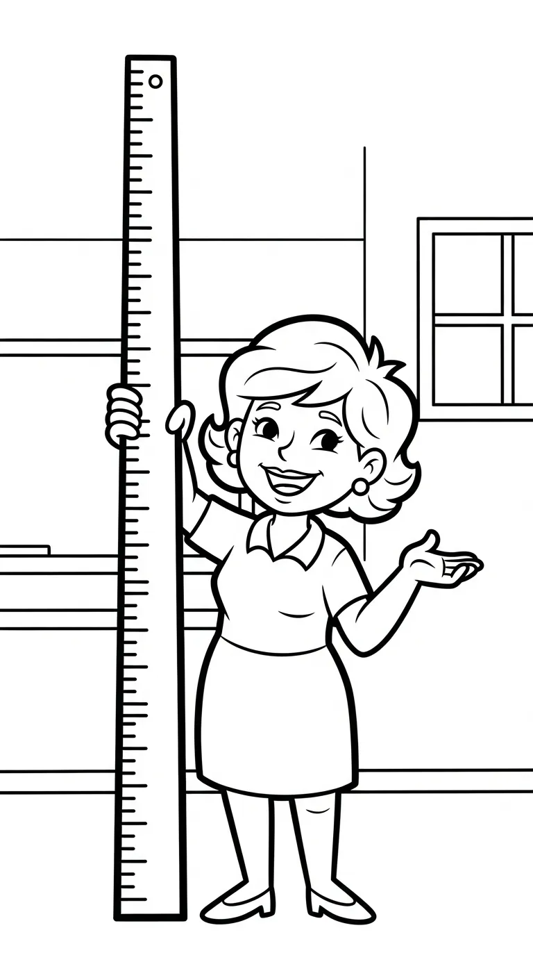 tải hình tô màu Tranh Tô Màu Giáo Viên cho bé 5 tuổi