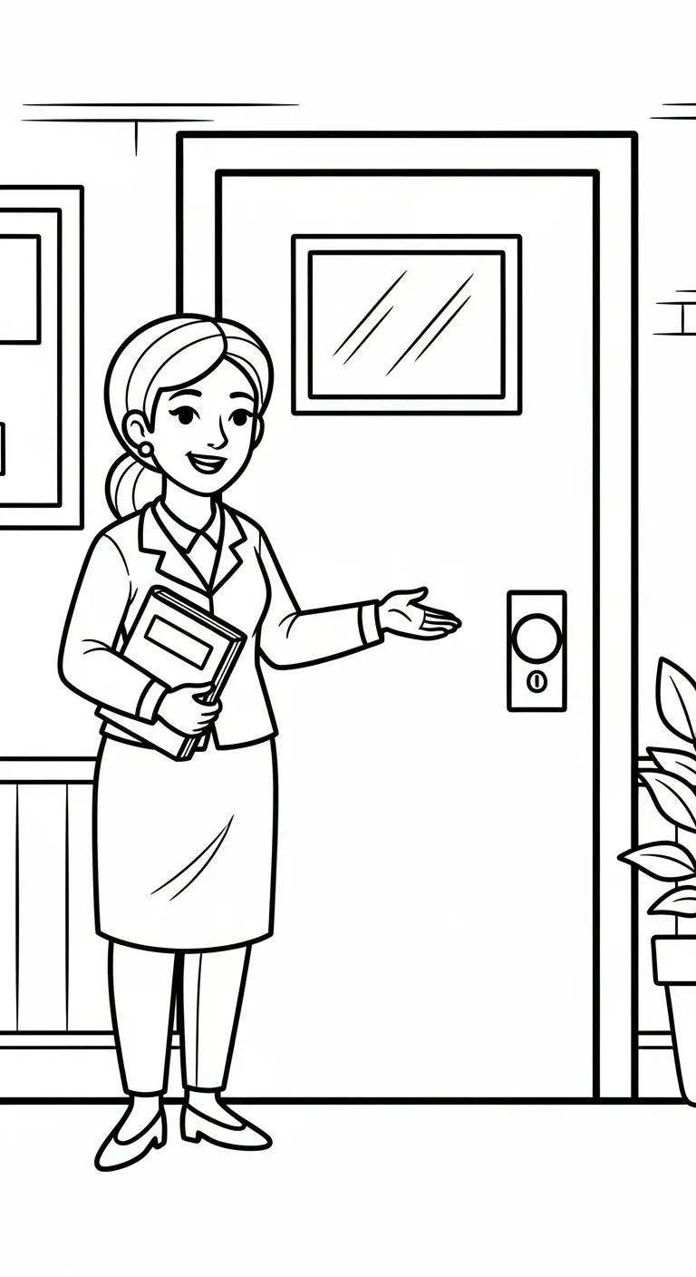 in hình tô màu Tranh Tô Màu Giáo Viên cho bé 7 tuổi