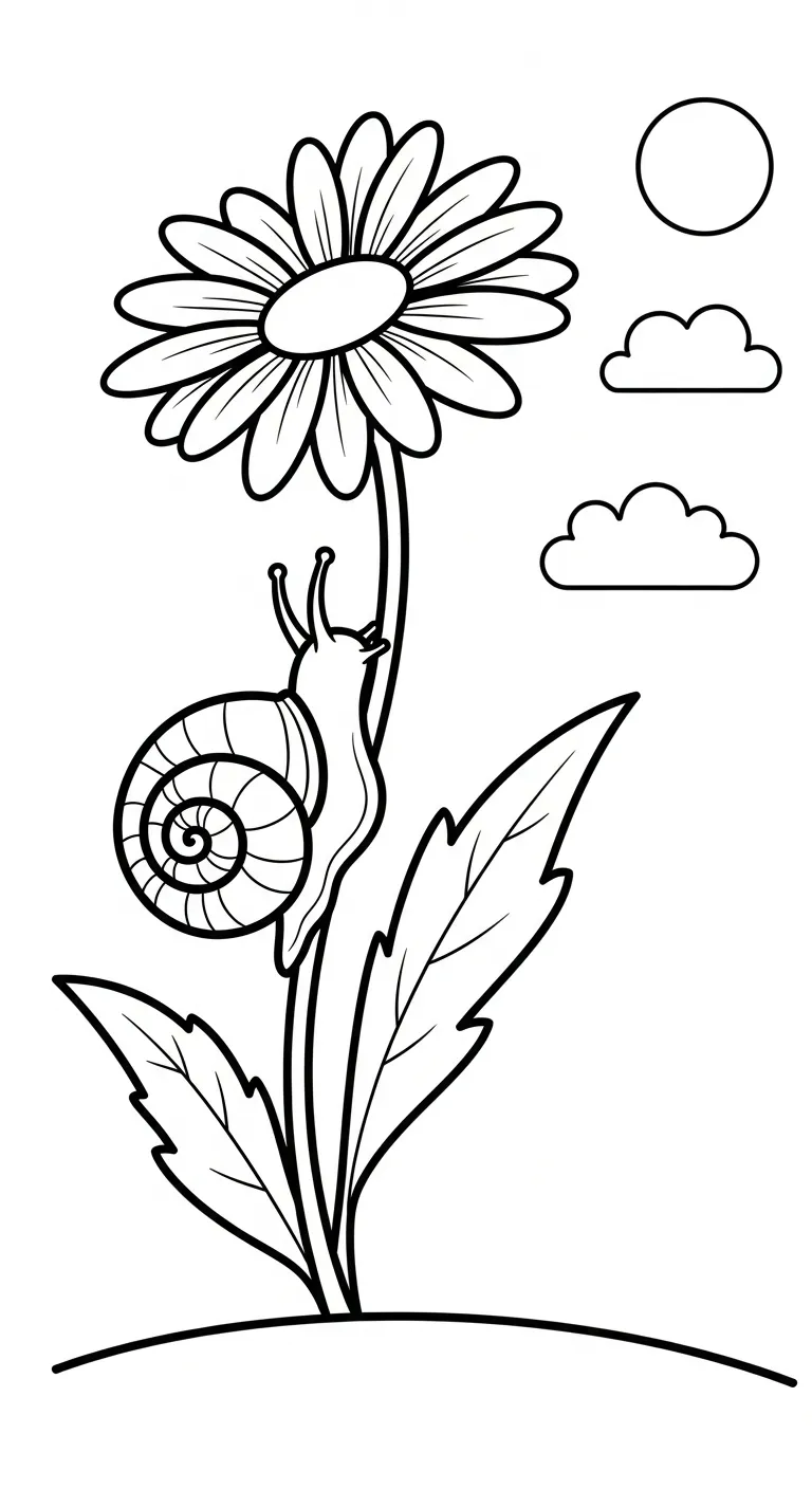 in hình tô màu Tranh Tô Màu Hoa Cúc cho bé 8 tuổi
