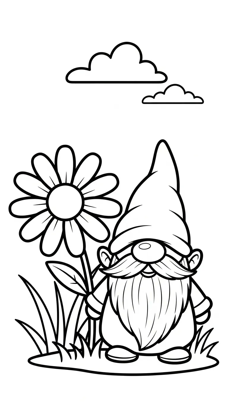 tải tranh tô màu Tranh Tô Màu Hoa Cúc cho bé 5 tuổi