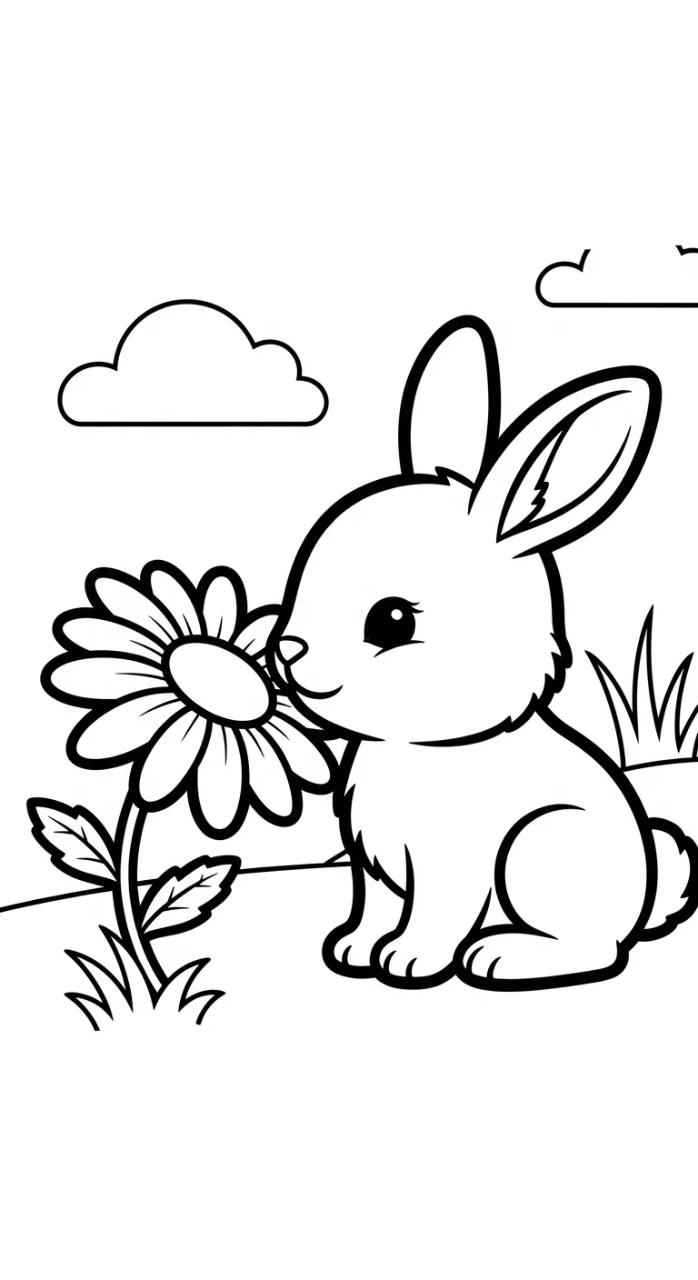 hình tô màu Tranh Tô Màu Hoa Cúc tập tô