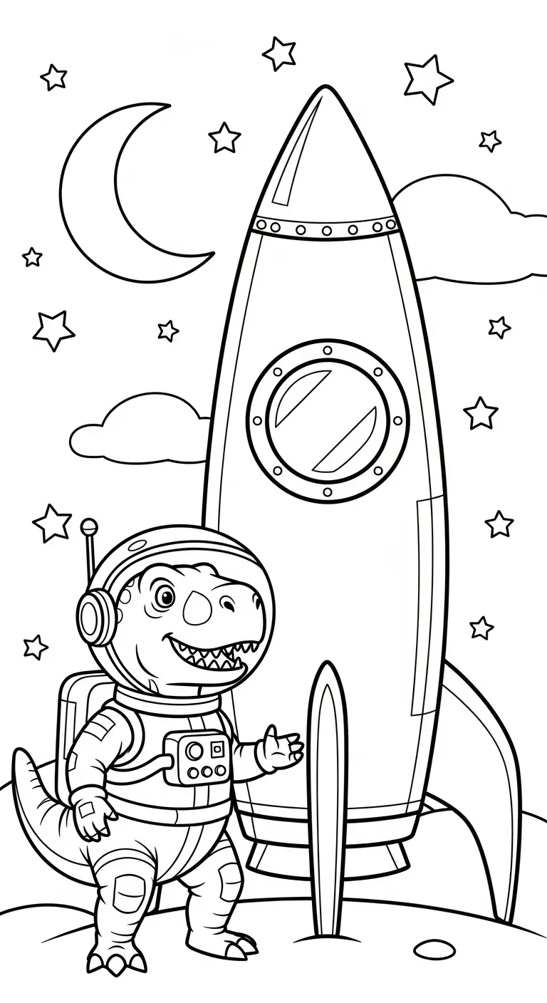 tranh tô màu Tranh Tô Màu Khủng Long miễn phí