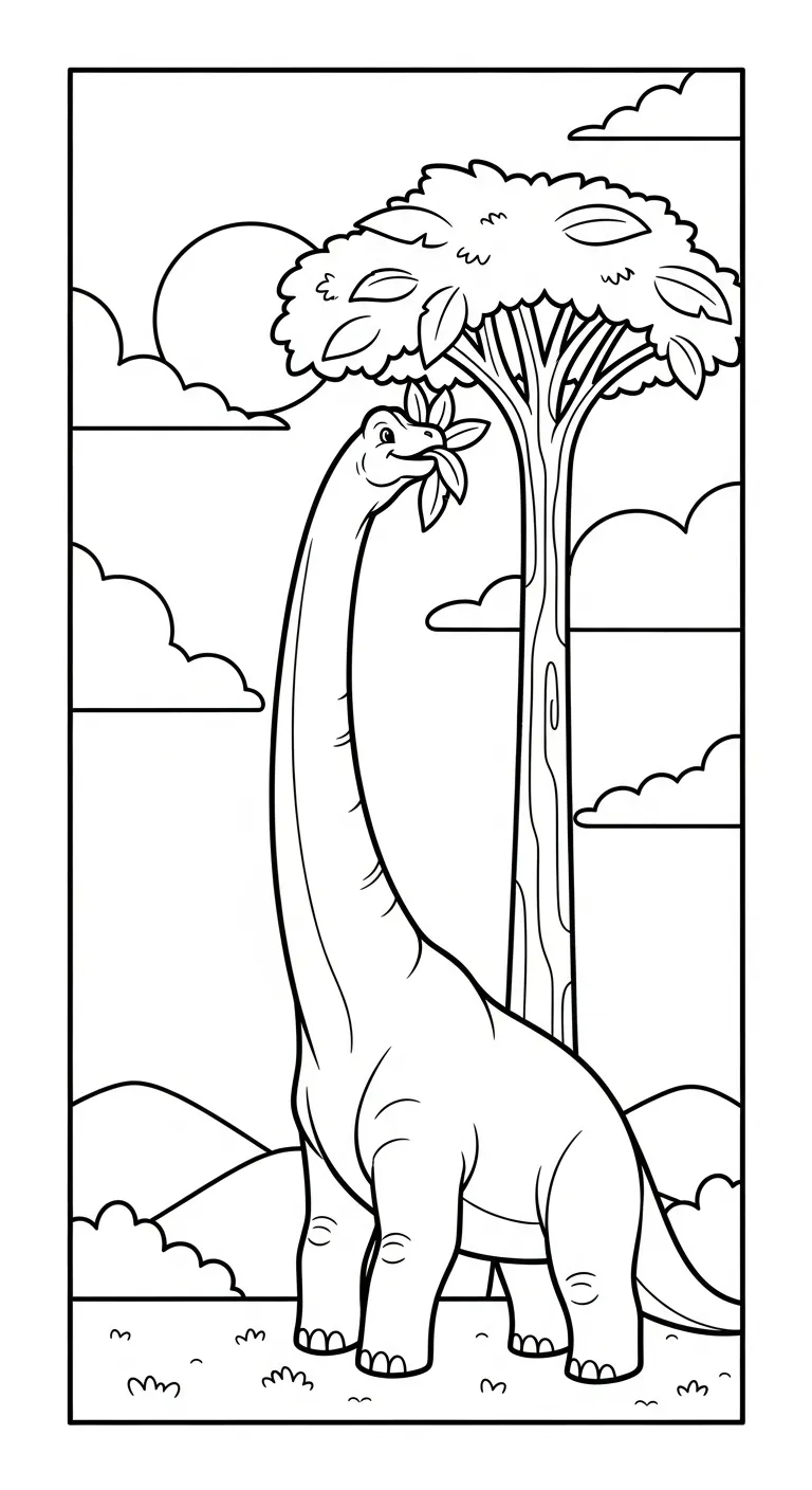 tải tranh tô màu Tranh Tô Màu Khủng Long cho bé 4 tuổi