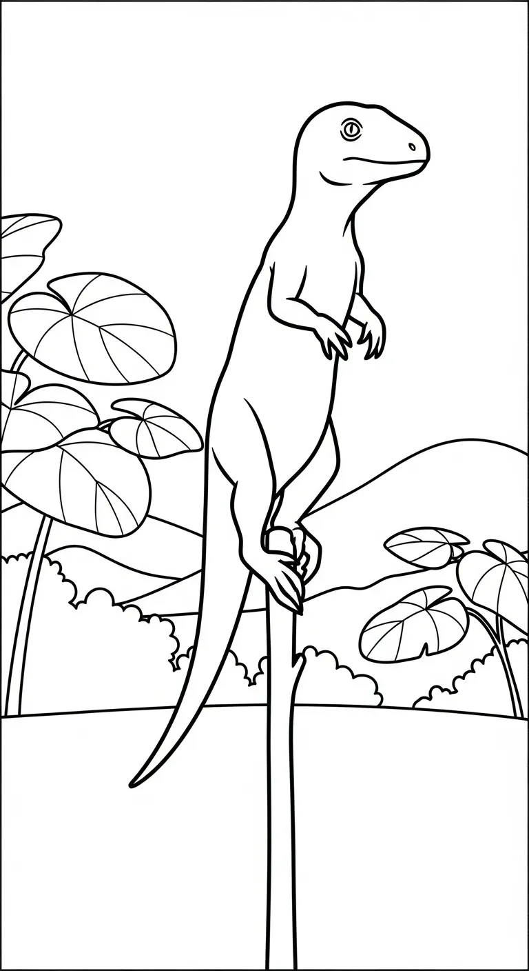 tranh tô màu Tranh Tô Màu Khủng Long cho bé 3 tuổi