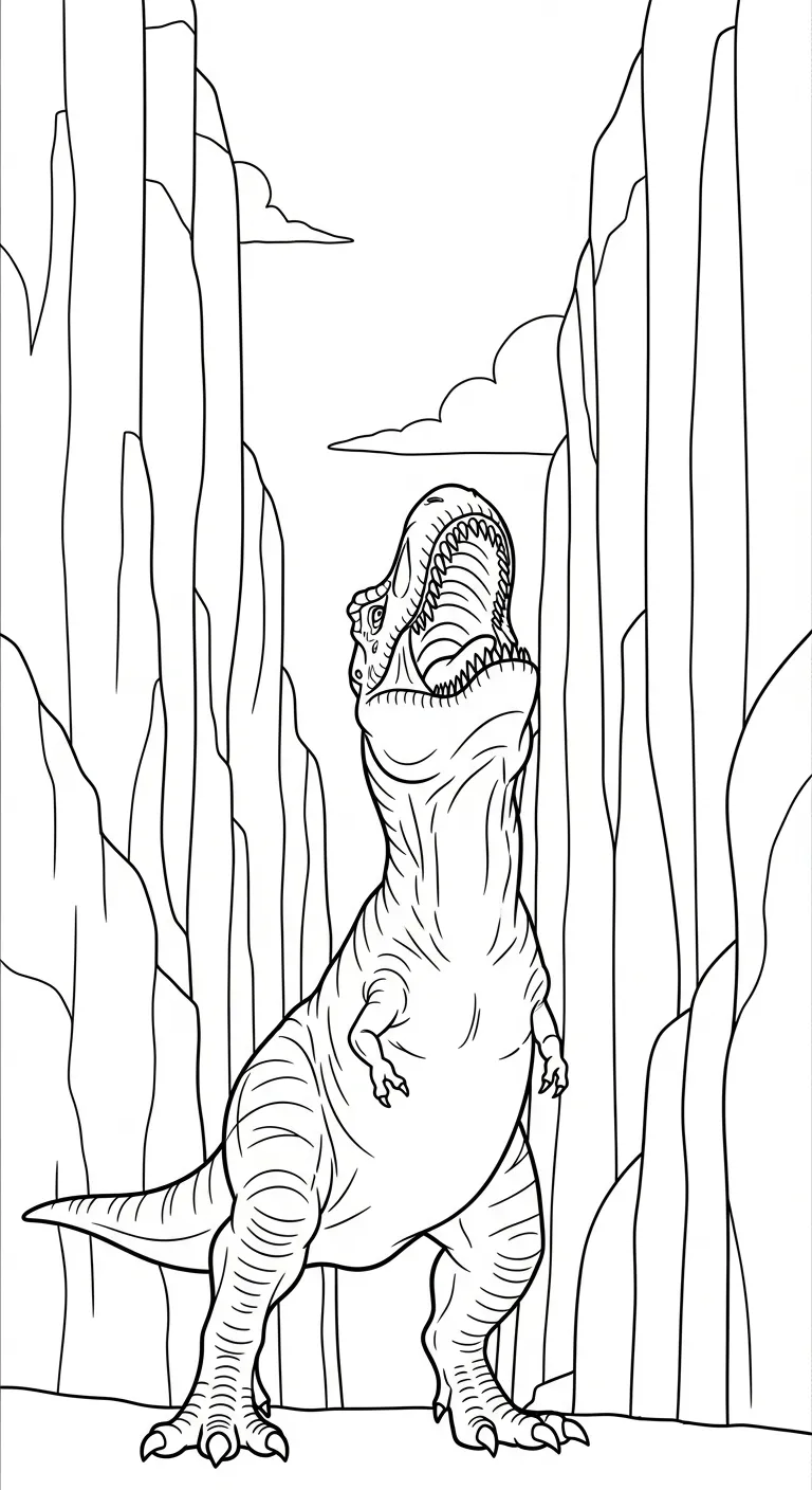 hình tô màu Tranh Tô Màu Khủng Long cho bé 6 tuổi
