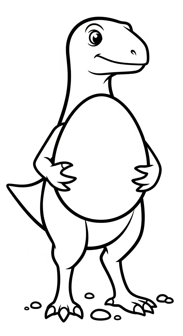 tải hình tô màu Tranh Tô Màu Khủng Long pdf