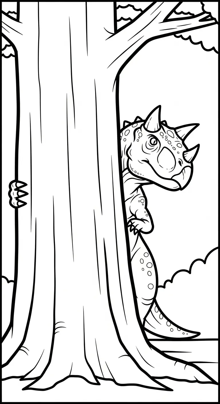 hình tô màu Tranh Tô Màu Khủng Long cho bé 5 tuổi