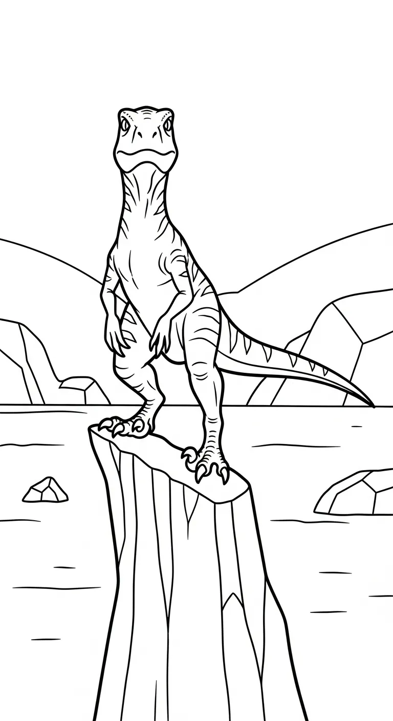 in tranh tô màu Tranh Tô Màu Khủng Long cho bé 7 tuổi