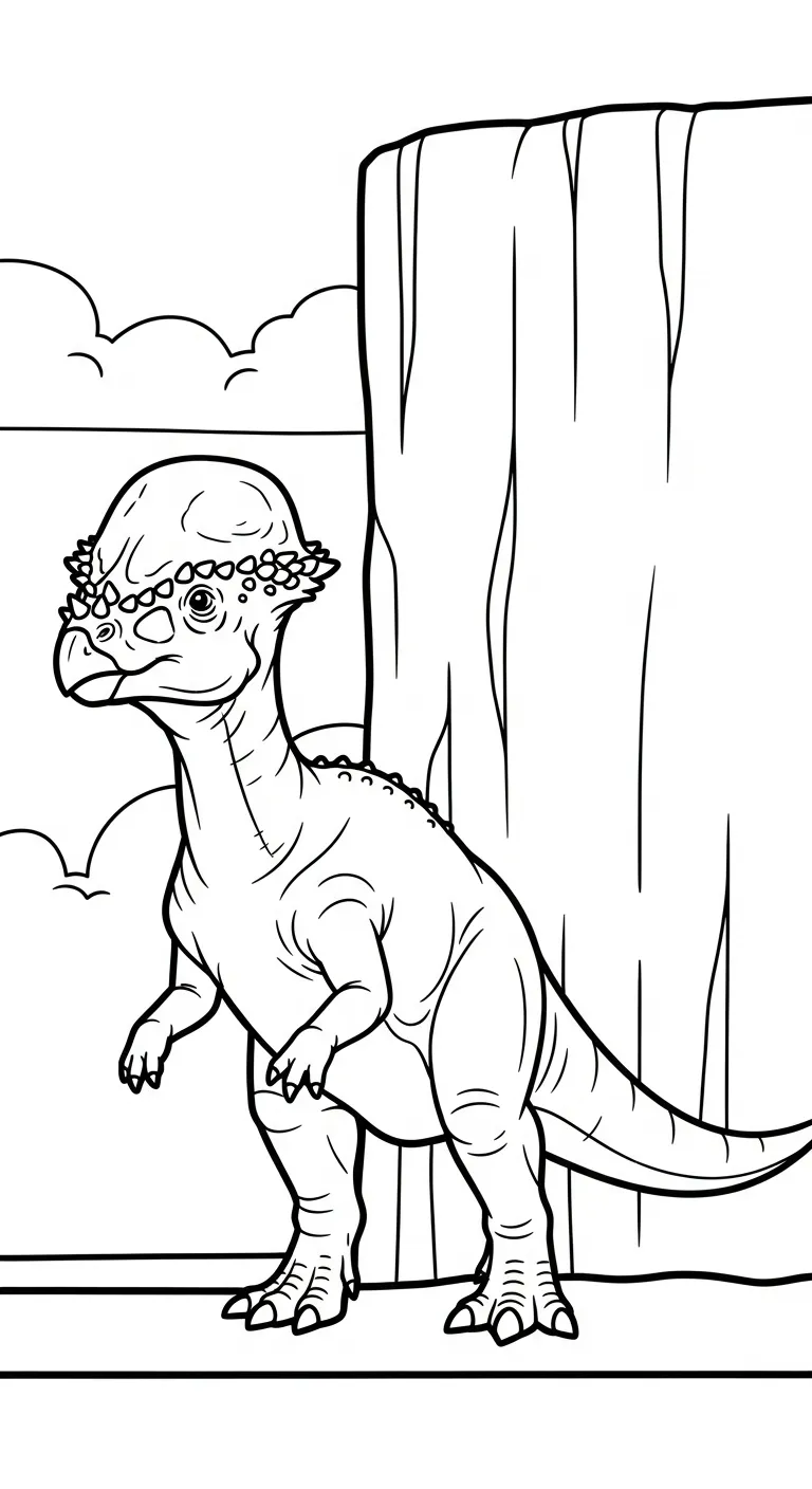 in tranh tô màu Tranh Tô Màu Khủng Long miễn phí