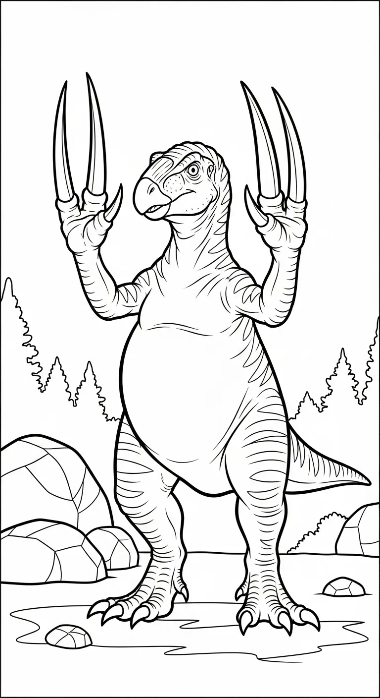hình tô màu Tranh Tô Màu Khủng Long in ngay