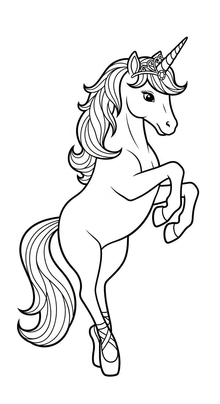 tranh tô màu Kỳ Lân cho bé tải miễn phí