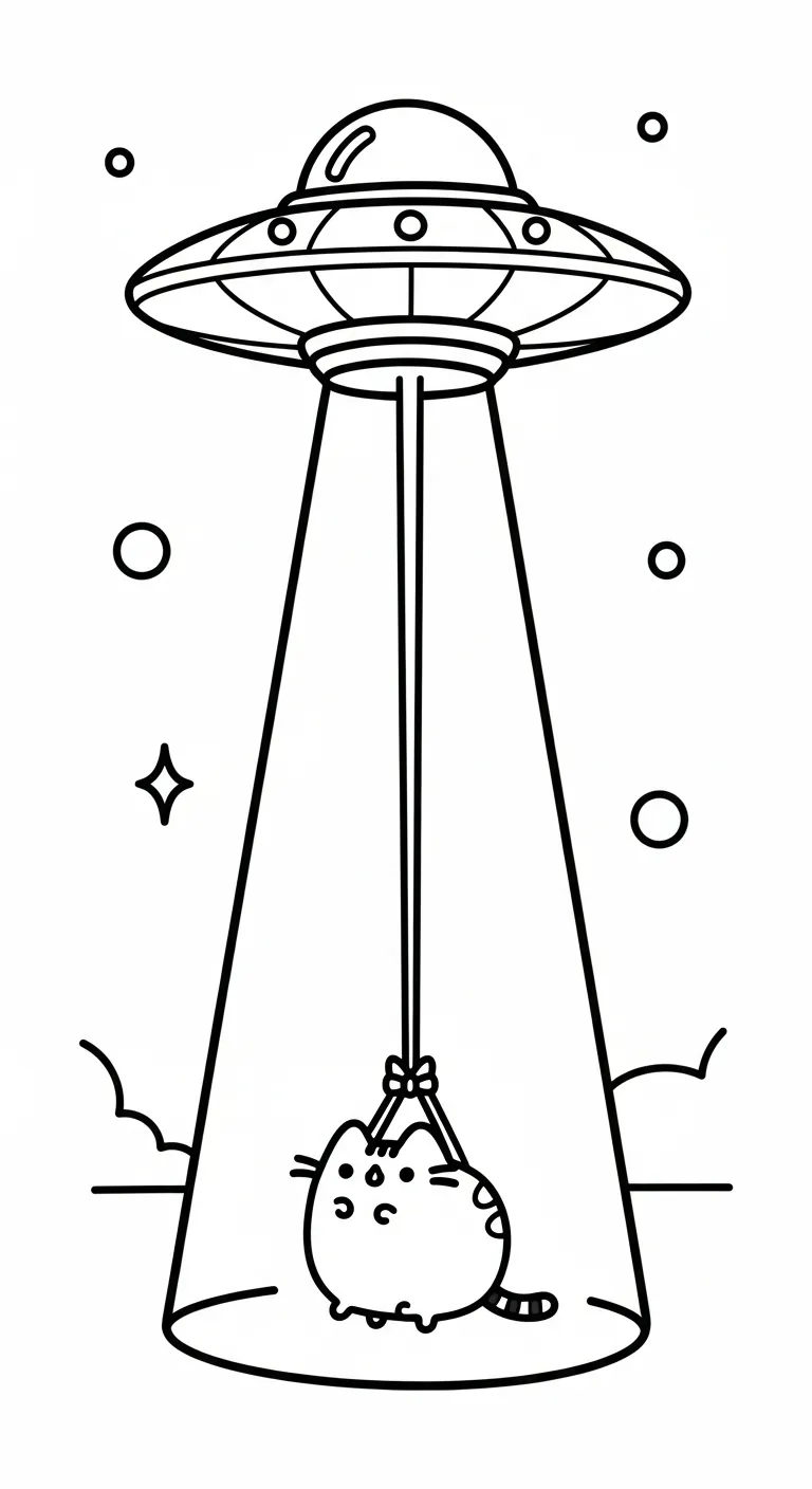 tải hình tô màu Tranh Tô Màu Mèo Pusheen pdf