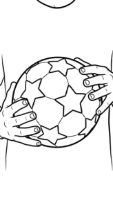 tranh tô màu Messi cho bé 6 tuổi