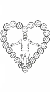 tải hình tô màu Messi cho bé 4 tuổi