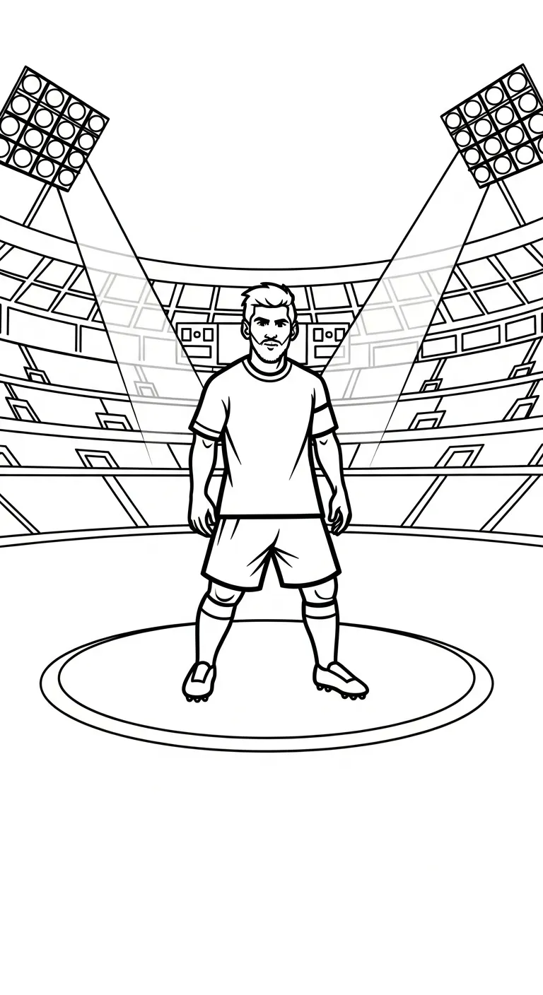 tải tranh tô màu Messi cho bé 6 tuổi