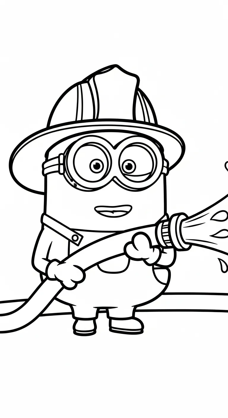 tranh tô màu Minions cho bé 7 tuổi