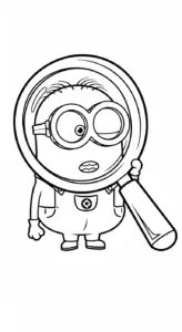 tranh tô màu Minions tập tô